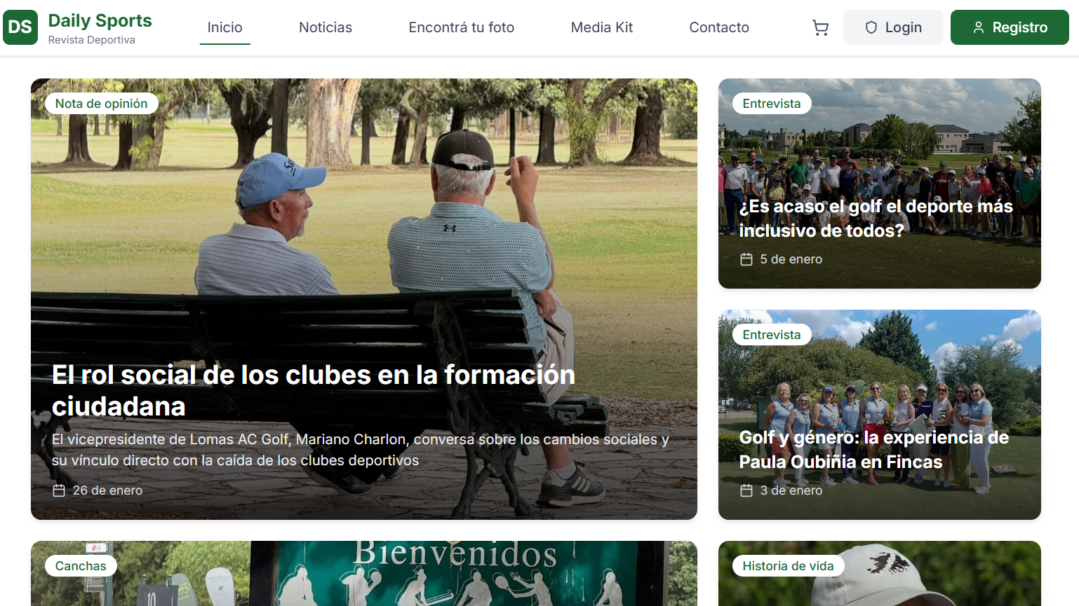 Caso de Éxito Daily Sports: Plataforma de Medios con Next.js 16 y .NET 10